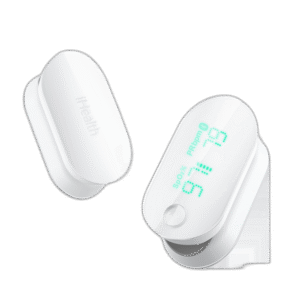 iHEALTH bevielis pulsoksimetras su programėle telefone