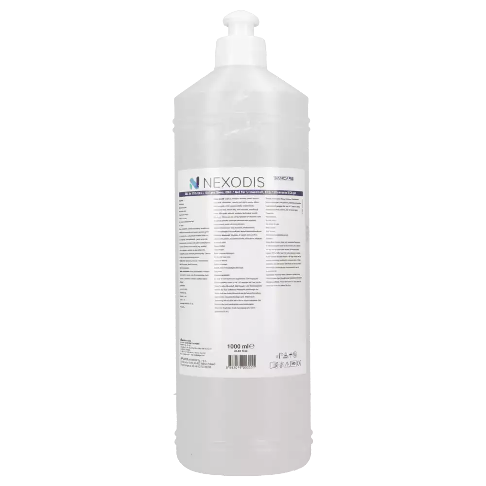 Ultragarsinis gelis, 1000 ml, skaidrus "Nexodis"