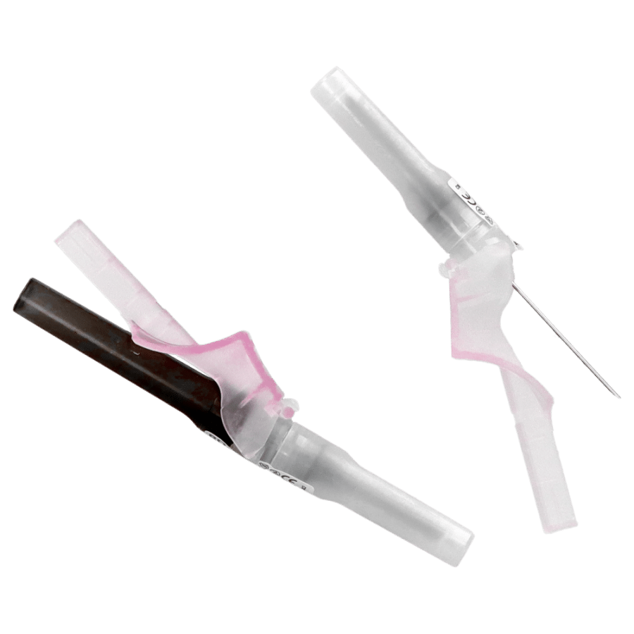 BD Vacutainer Eclipse 22G x 1 - ¼ (0,7 × 32 mm) adatos, juodos spalvos, 48vnt