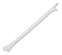 Plastikinė kauliuko formos mentelė, 100 vnt.