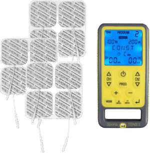 RAUMENŲ STIMULIAVIMO, MASAŽO IR SKAUSMO MALŠINIMO PRIETAISAS „SPORTS TENS 2“