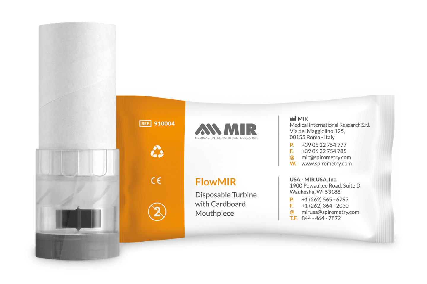 „Flowmir“ vienkartiniai turbininiai kandikliai spirometrijai, 10 vnt. - Image 5