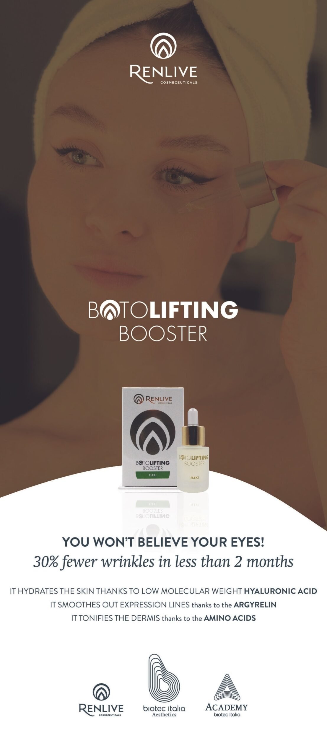 "RENLIVE BOTOLIFTING SERUM" liftinguojantis serumas su botulino toksinu, 15 ml - Image 2