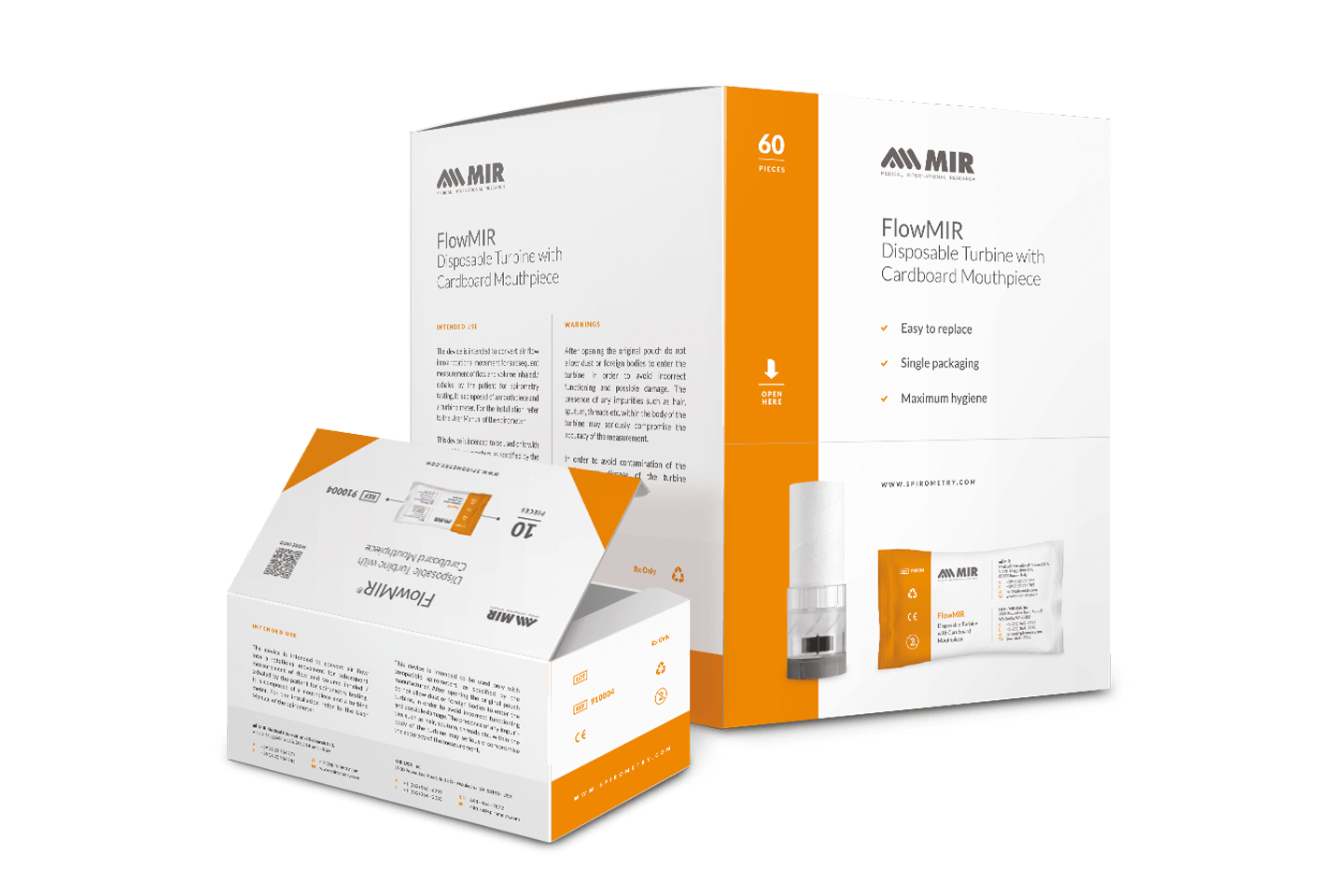 „Flowmir“ vienkartiniai turbininiai kandikliai spirometrijai, 10 vnt. - Image 4