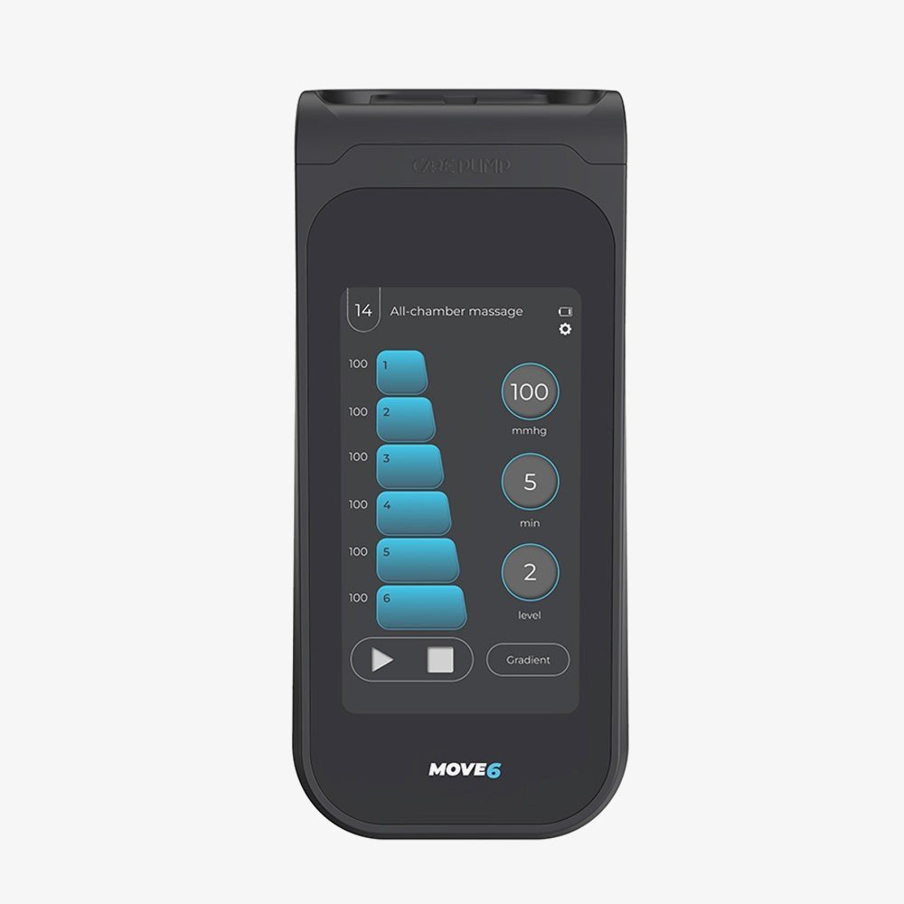 „CarePump Move6“ - mobilus 6 kamerų prietaisas limfos drenažui (presoterapijai) sportininkams - Image 3