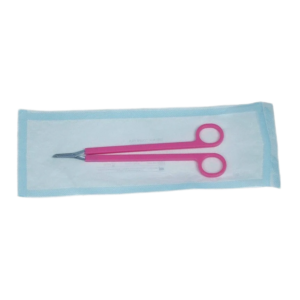 Žirklutės ilga, plastikine rankena "Gyneas", 1 vnt.