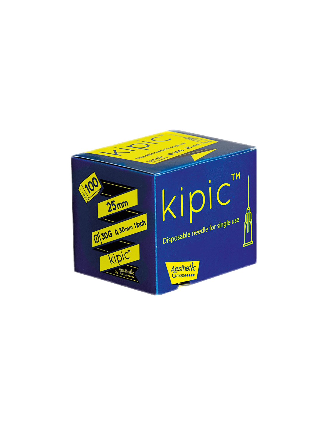 KIPIC® adata mikroinjekcijoms 30Gx25mm |100 vnt.