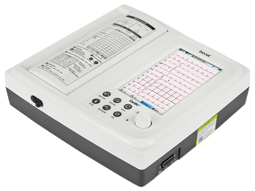 12 derivacijų elektrokardiografas "New ECG Cardio 7"