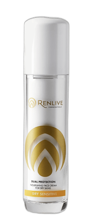 "RENLIVE Dual Protection, maitinamasis veido kremas sausai ir jautriai odai, 50 ml