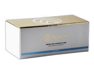 "RENLIVE Derma Feed Intensive Care" atgaivinantis serumas pavargusiai ir papilkėjusiai odai ampulėse, 10 vnt.