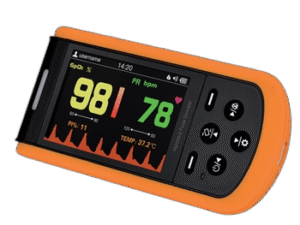 Pulsoksimetras "OXY-110" su termometru