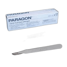PARAGON Sterilūs vienkartiniai skalpeliai, Nr. 20, 10 vnt.