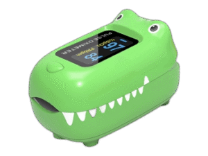 "OXY-0" Vaikiškas oksimetras - krokodilas, 1 vnt.