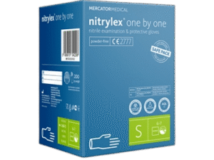 NITRYLEX ONE BY ONE nitrilinės apžiūros pirštinės, be pudros, 200 vnt.